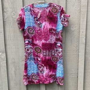 Bathing Suit 2/$10 Cover Up Size XL Beautiful Multi Print NWT (Host Pick)